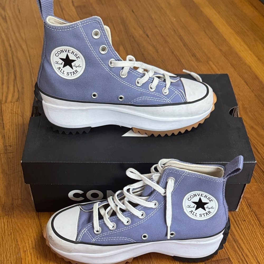 Converse Kids High-Top Sneakers - Lavender
